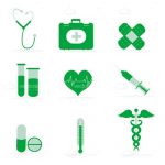 Green Medical Icons 9 Pack